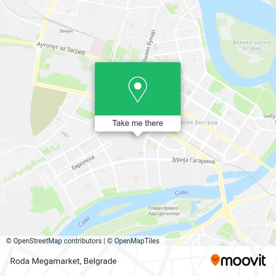 Roda Megamarket map