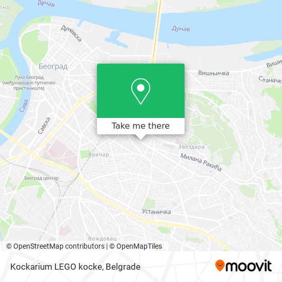 Kockarium LEGO kocke map