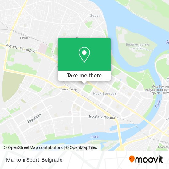 Markoni Sport map