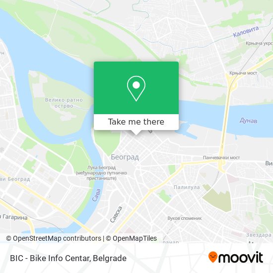 BIC - Bike Info Centar map