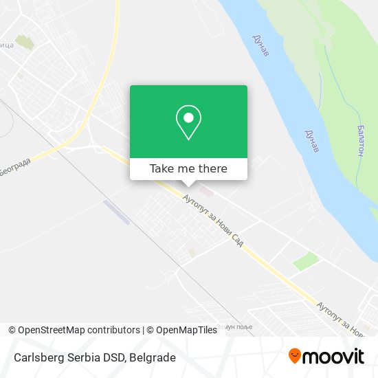 Carlsberg Serbia DSD map