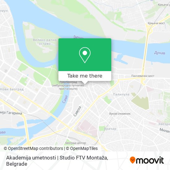 Akademija umetnosti | Studio FTV Montaža map