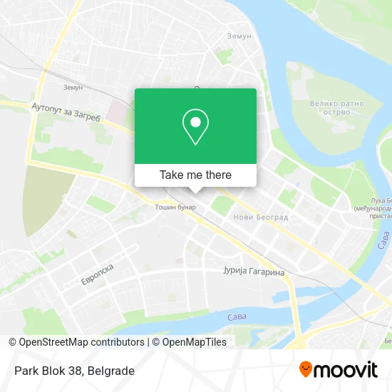 Park Blok 38 map