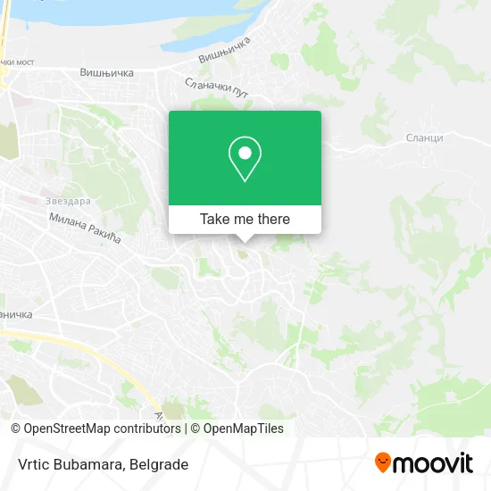 Vrtic Bubamara map