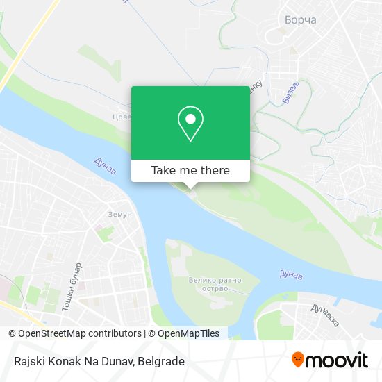 Rajski Konak Na Dunav map