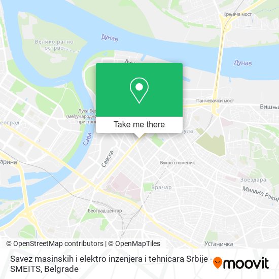 Savez masinskih i elektro inzenjera i tehnicara Srbije - SMEITS map