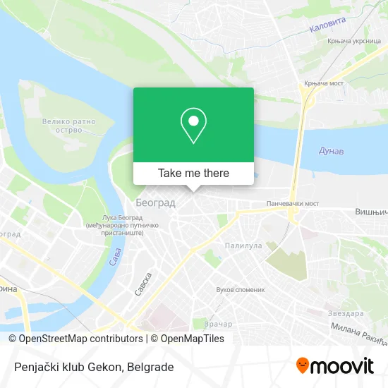 Penjački klub Gekon map