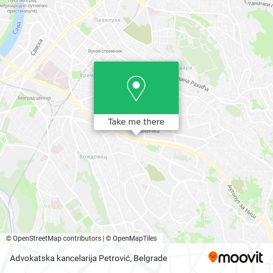 Advokatska kancelarija Petrović map