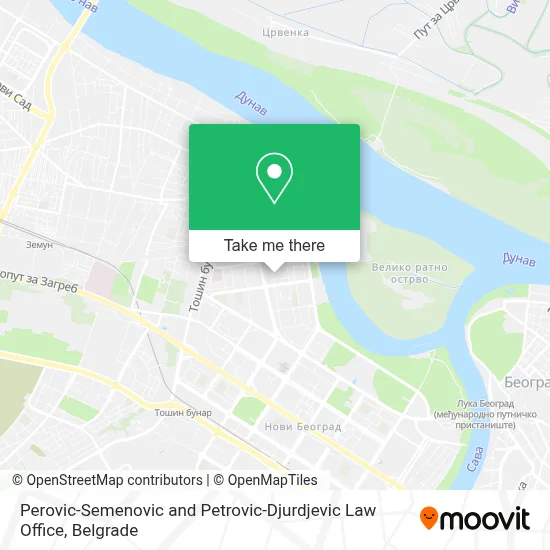 Advokatska kancelarija Perović-Semenović i Petrović-Đurđević map