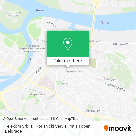 Telekom Srbija | Korisnicki Servis | mt:s | open map