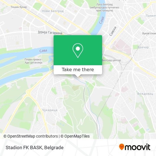 Stadion FK BASK map