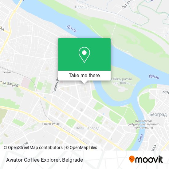 Aviator Coffee Explorer map