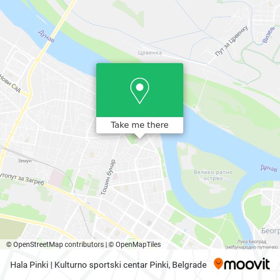 Hala Pinki | Kulturno sportski centar Pinki map