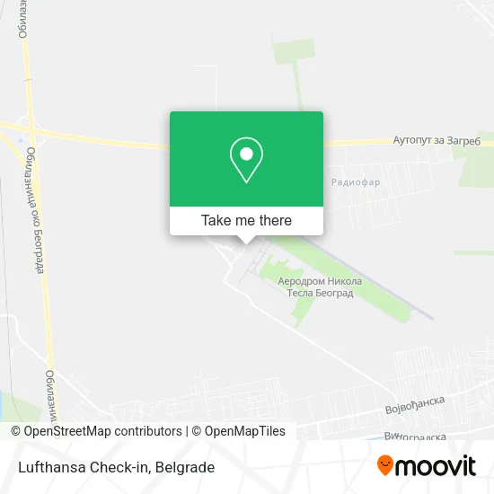 Lufthansa Check-in map
