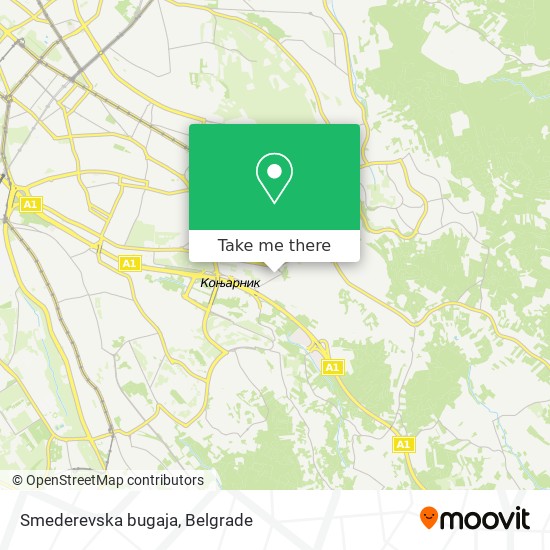 Smederevska bugaja map