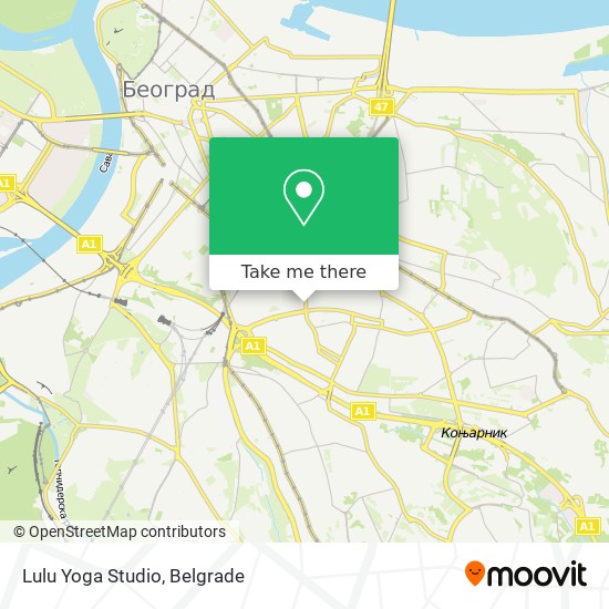 Lulu Yoga Studio map