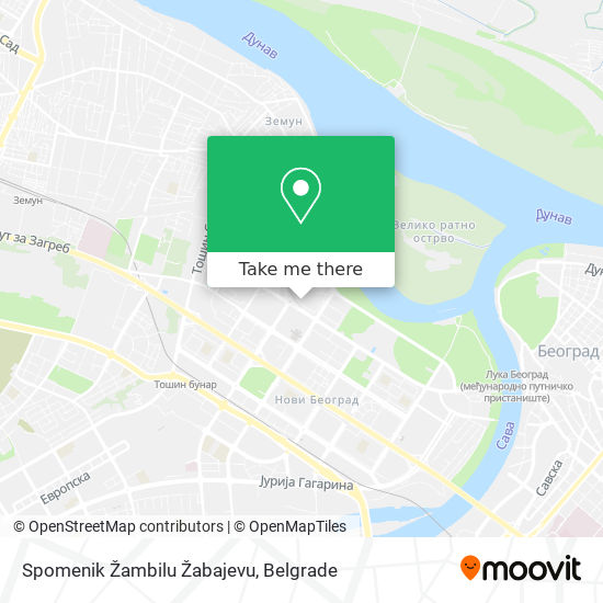 Spomenik Žambilu Žabajevu map