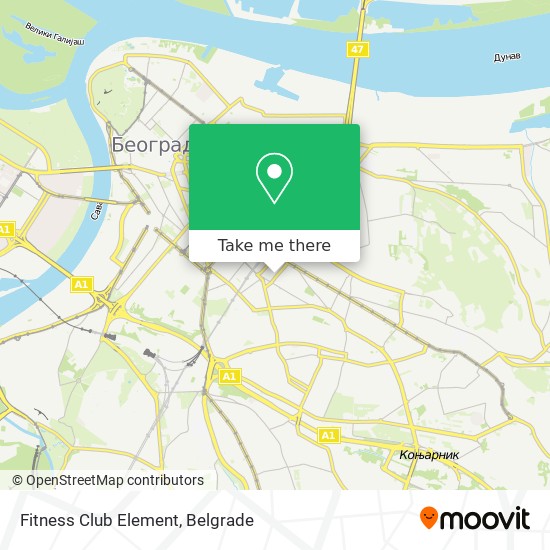 Fitness Club Element map
