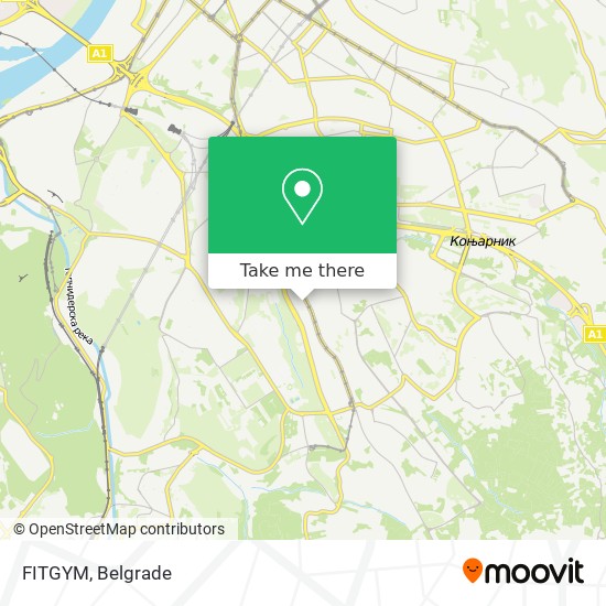 FITGYM map