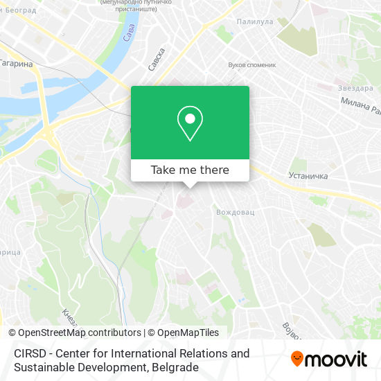 CIRSD - Center for International Relations and Sustainable Development map