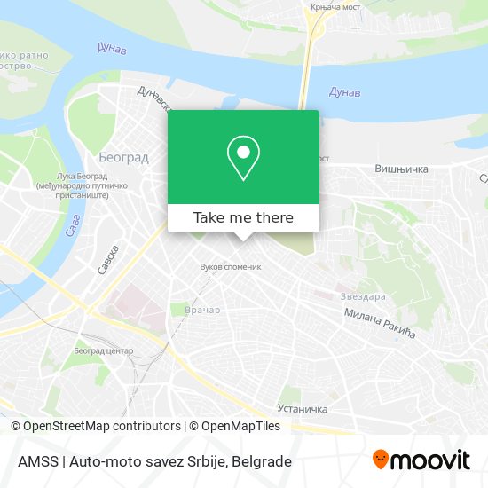 AMSS | Auto-moto savez Srbije map