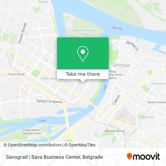 Savograd | Sava Business Center map
