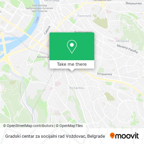 Gradski centar za socijalni rad Voždovac map