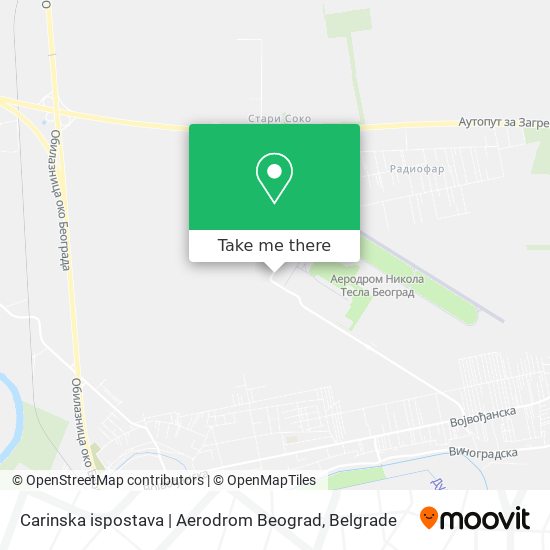 Carinska ispostava | Aerodrom Beograd map