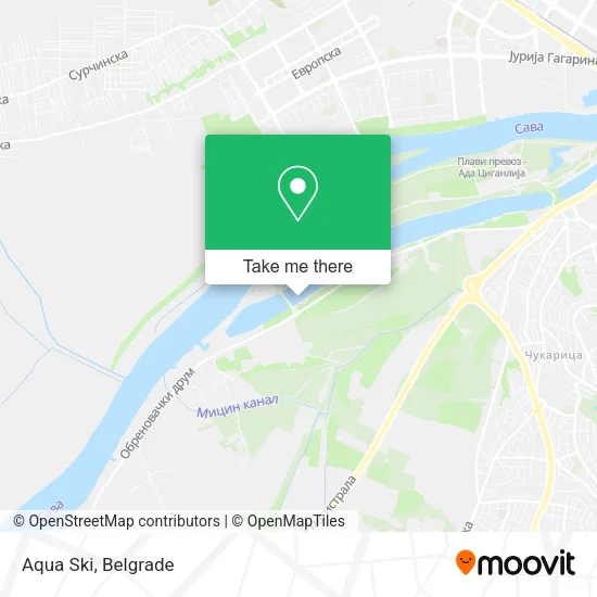 Aqua Ski map