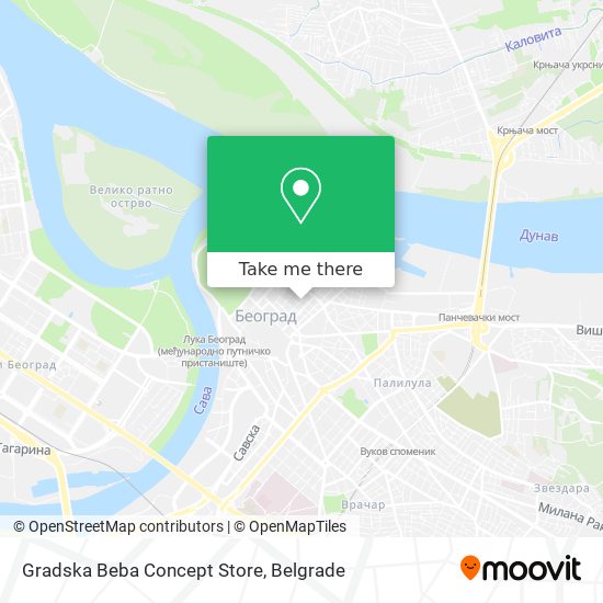 Gradska Beba Concept Store map