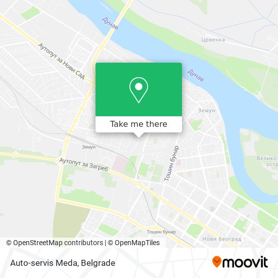 Auto-servis Meda map