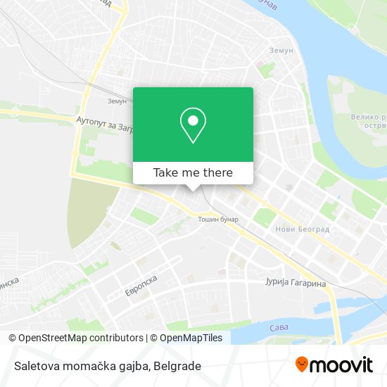 Saletova momačka gajba map