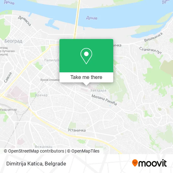 Dimitrija Katica map