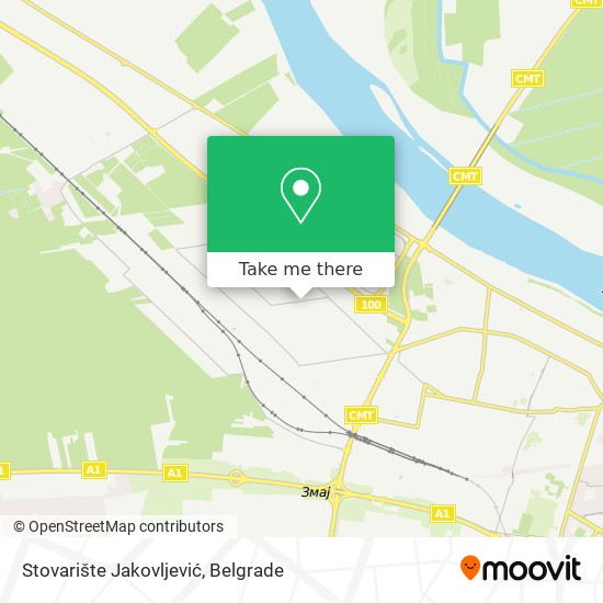 Stovarište Jakovljević map