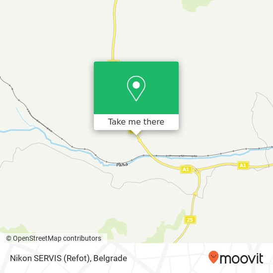 Nikon SERVIS (Refot) map