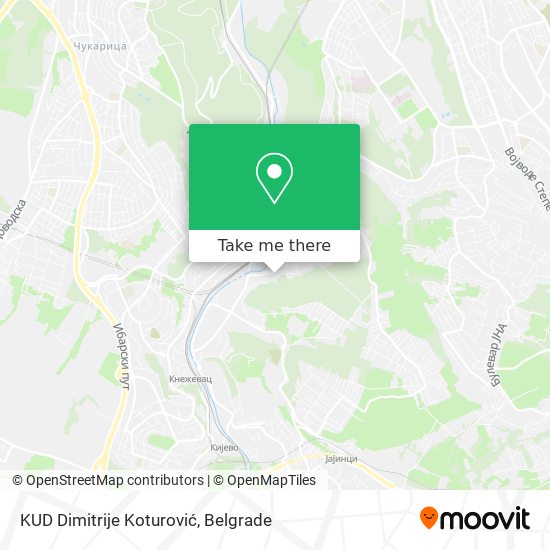 KUD Dimitrije Koturović map
