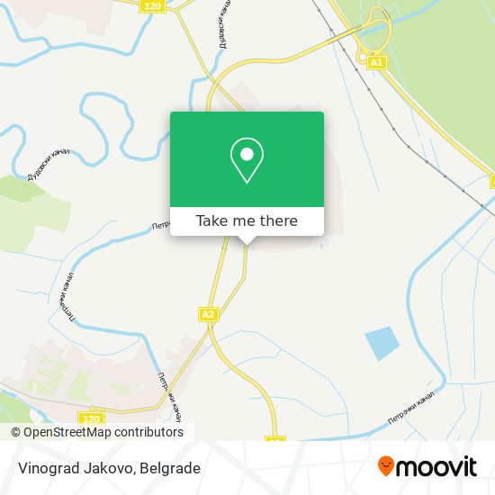 Vinograd Jakovo map