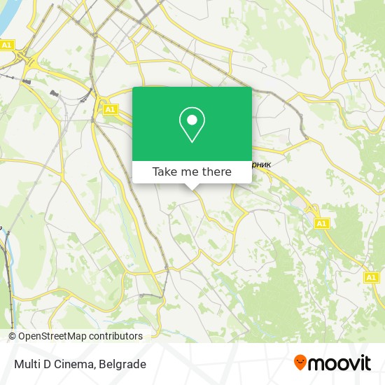 Multi D Cinema map