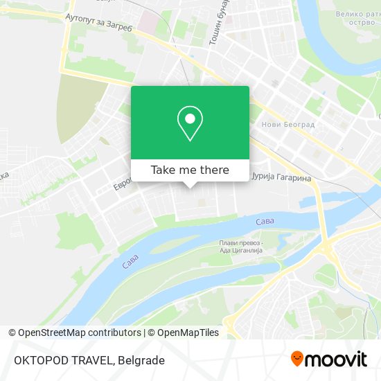OKTOPOD TRAVEL map