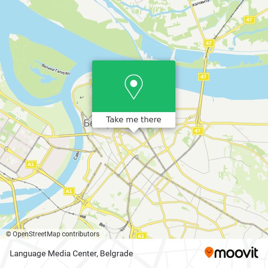 Language Media Center map