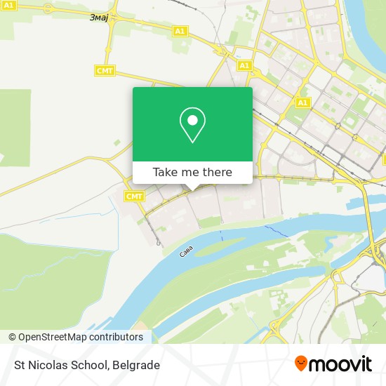 St Nicolas School map