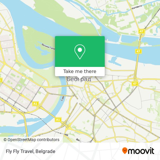 Fly Fly Travel map