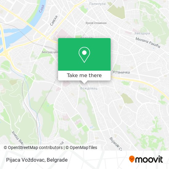 Pijaca Voždovac map