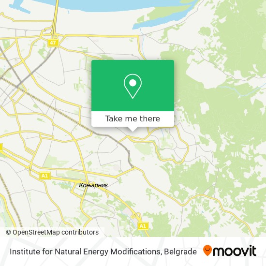 Institute for Natural Energy Modifications map