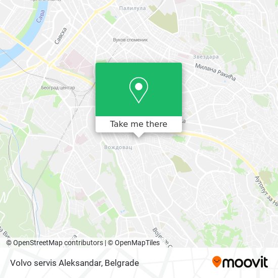 Volvo servis  Aleksandar map