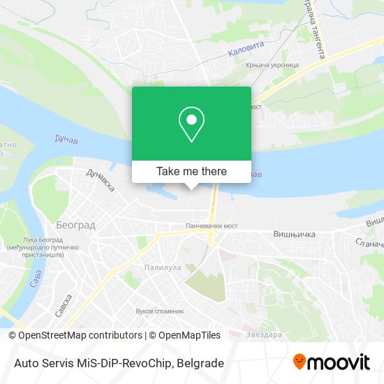 Auto Servis MiS-DiP-RevoChip map