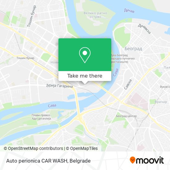 Auto perionica CAR WASH map