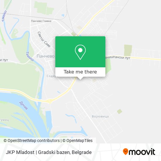 JKP Mladost | Gradski bazen map