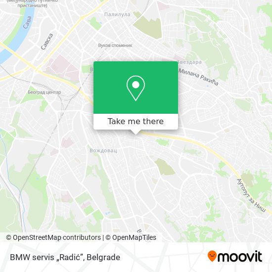 BMW servis „Radić” map