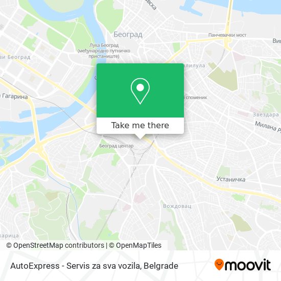 AutoExpress - Servis za sva vozila map